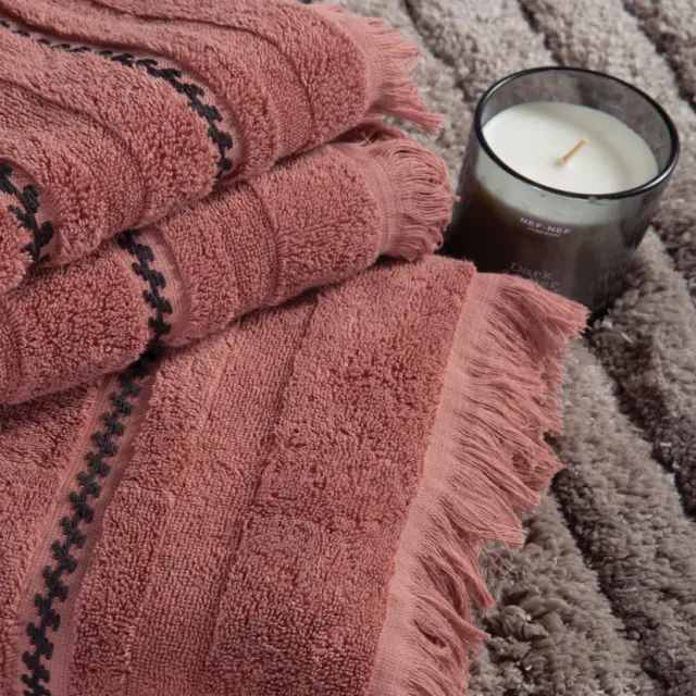Πετσέτα Χεριών Volter 30x50 Nef Nef Homeware, 100% BAMBAKI - ROSE (041246) 2