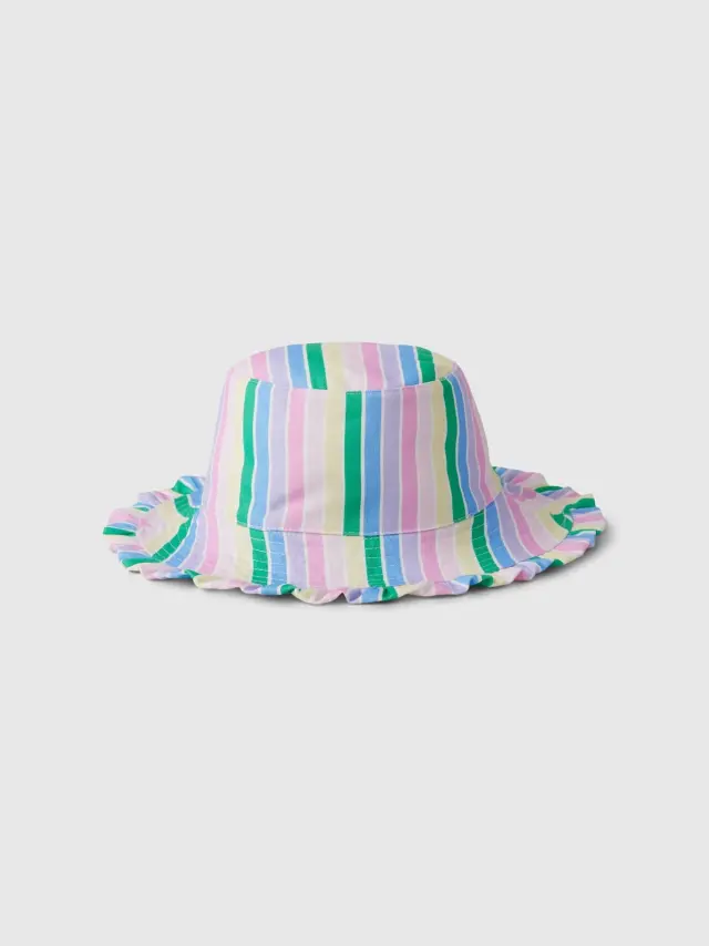 Multi Νηπιακό Οργανικό Βαμβάκι Reversible Bucket Καπέλο multi stripe