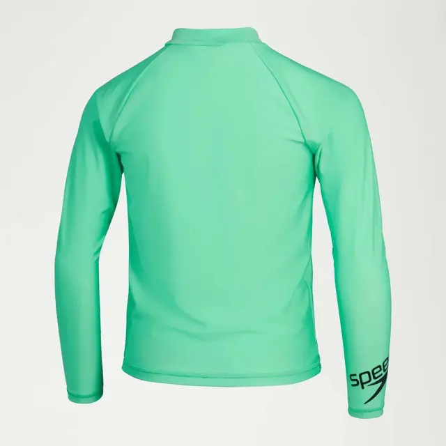 Speedo Unisex Kids Long Sleeve UV Protection Rash Top Πράσινο 800319316942 (Speedo) 2