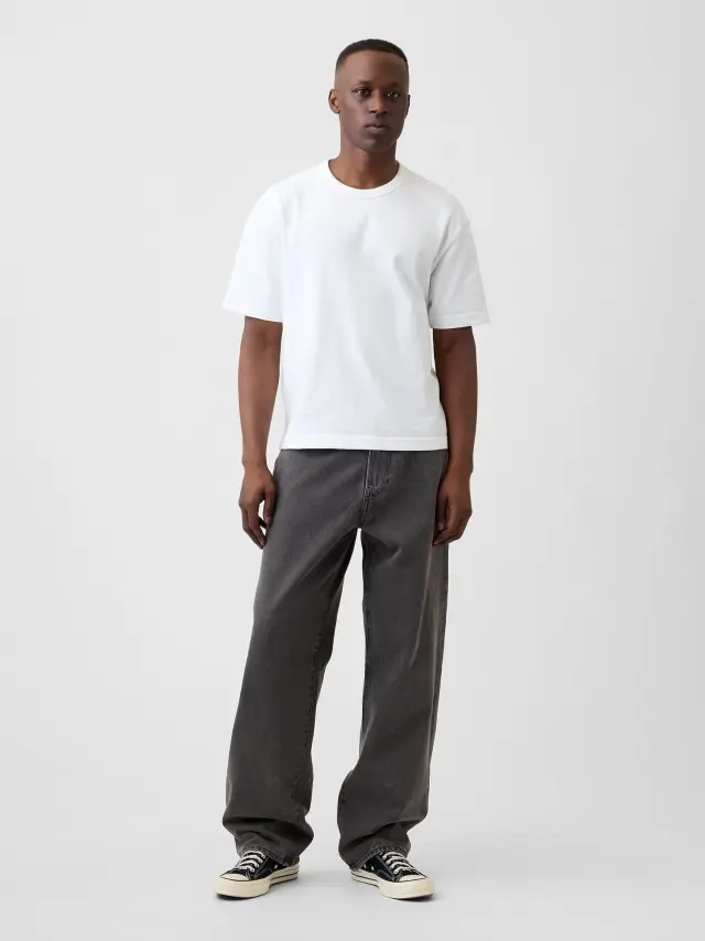 Μαύρο Baggy Τζιν Παντελόνι Black
