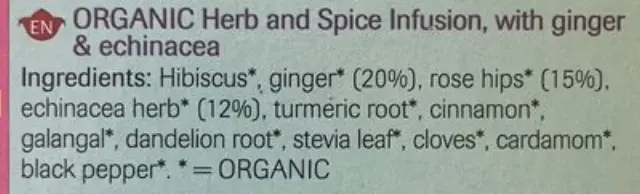 Βιολογικό Τσάι Shoti Maa Lifespring Organic Herbal Tea 16 φακελάκια, 32g 2