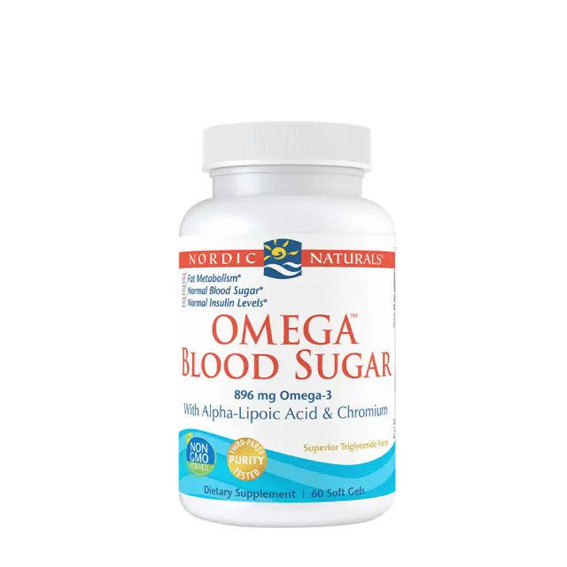 Nordic Naturals Omega Blood Sugar 896 mg