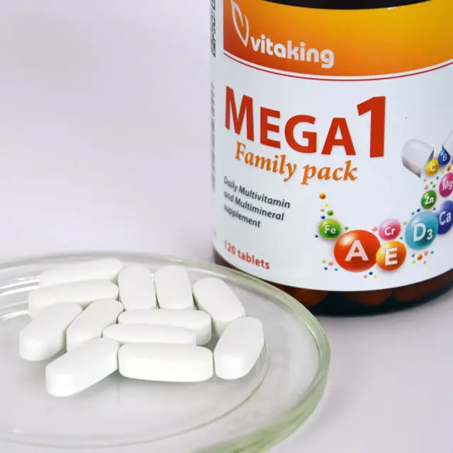 Vitaking Mega-1 Multivitamin 120 Tablets 3