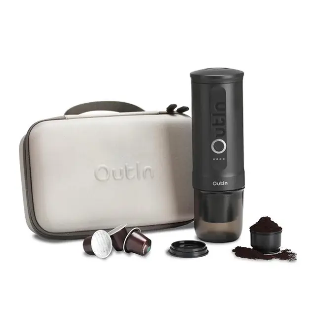OutIn Φορητή Καφετιέρα Nano Travel Kit Space Grey (OTEM-01-SG-Bag)