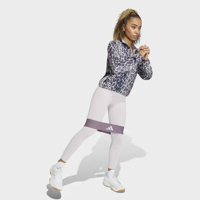 Adidas Workout Jacket Essentials Leopard Print KD7614 - S 3