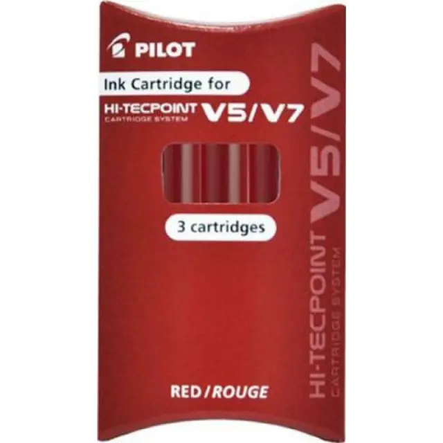 Ανταλλακτικό για Pilot Hi-tecpoint V5 , V7 κόκ. 3 τεμ.