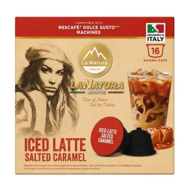 La Natura Lifestyle Iced Latte With Salted Caramel 16 τμχ | Dolce Gusto
