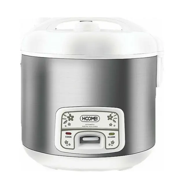 Βραστήρας Ρυζιού 1000W - Rice coocker 2.8L HOOMEI HM-5336 Λευκό/Inox