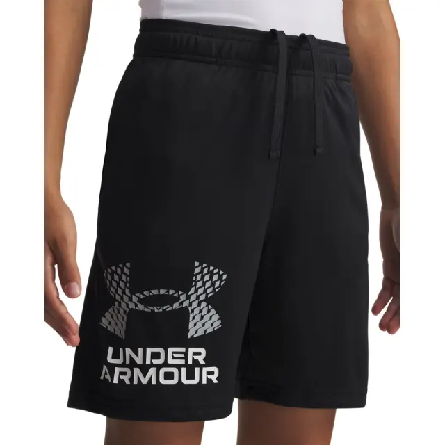Under Armour Tech Logo ΠΑΙΔΙΚΗ ΒΕΡΜΟΥΔΑ (1383333-001) - Μαύρο-Γκρί 3