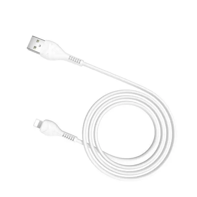 Hoco X37 USB-A σε Lightning Καλώδιο 27W White 1m (HC-X37TLWH) 2