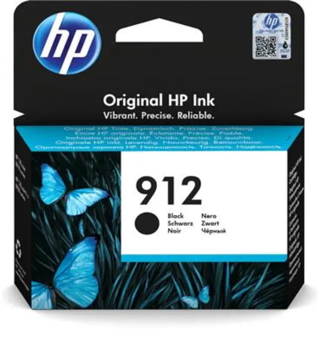 HP Μελάνι Inkjet No.912 Black (3YL80AE) (HP3YL80AE) HEWLETT PACKARD