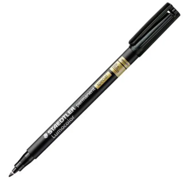 Μαρκαδόρος Ανεξίτηλος Staedtler Lumocolor Permanent Special Fine 0.6mm - Black
