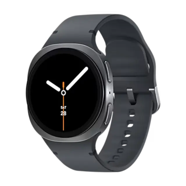 Samsung Galaxy Watch8 Aluminium 40mm Αδιάβροχο με Παλμογράφο (Dark Gray)