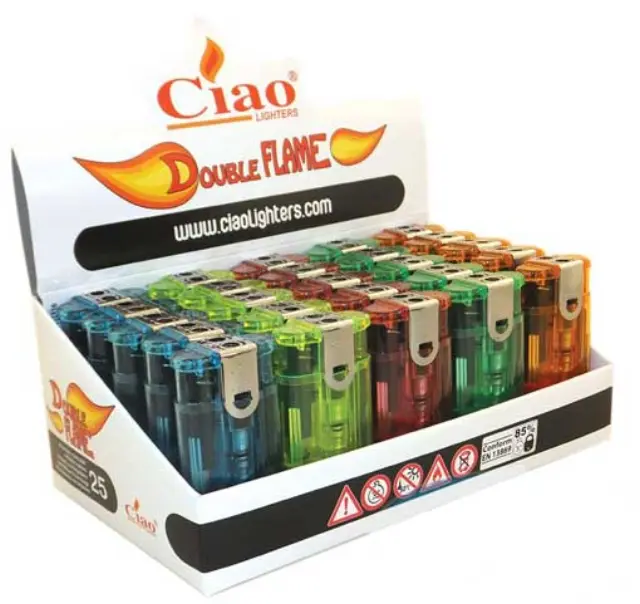 Ciao Αναπτήρας Αντιανεμικός Και Φλόγας - Double Flame Lighter 3