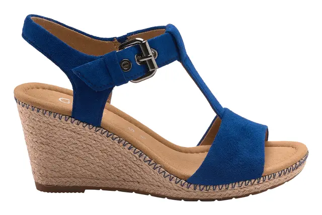 Gabor Πλατφόρμες Γυναικείο δέρμα Nubuck Μπλέ GAB/62824 46-MARE 3