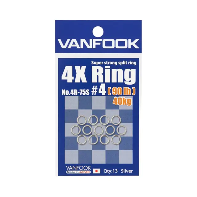 ΑΝΟΙΓΟΜΕΝΟΙ ΚΡΙΚΟΙ Vanfook 4X Split Ring 4R-75S #3