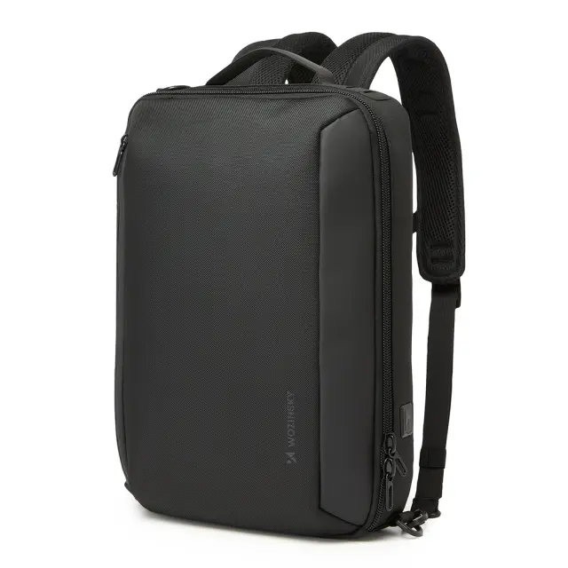 Σακίδιο/Τσάντα Πλάτης για Laptop Wozinsky Premium 15,6'' με Λουράκι - Μαύρο