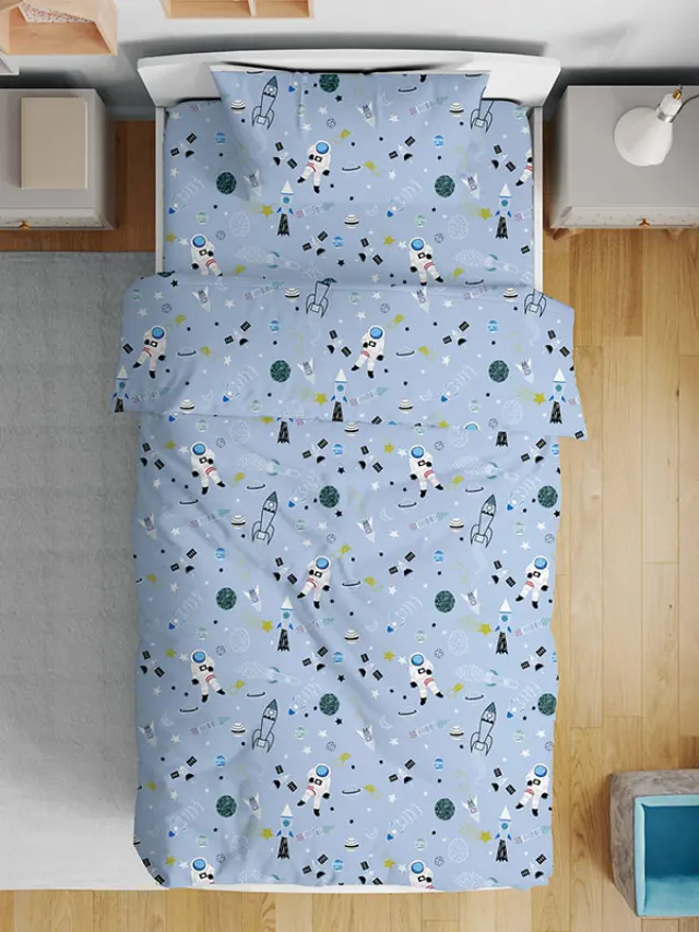 Σετ Σεντόνια Flannel 44 Μονό με λάστιχο(105x205+30) Sunshine