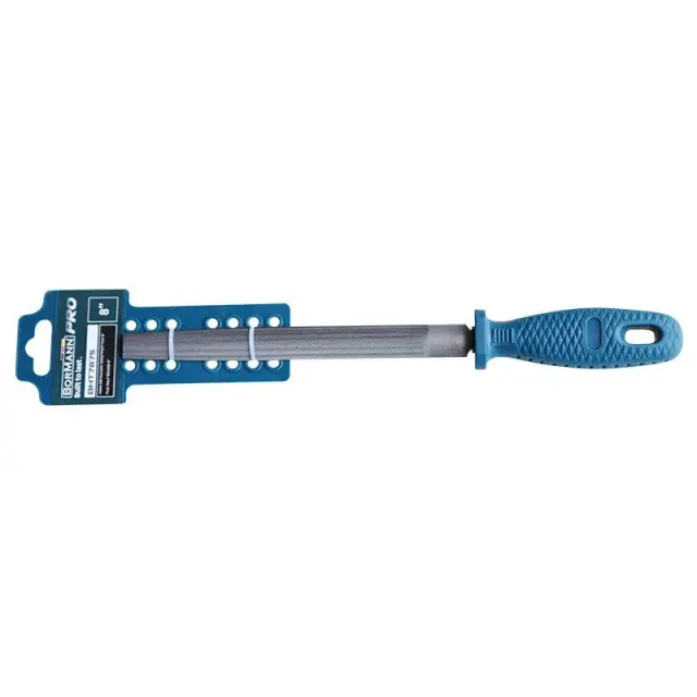 Bormann Pro BHT7875 - Λίμα μετάλλου ημιστρόγγυλη 8" (056126)