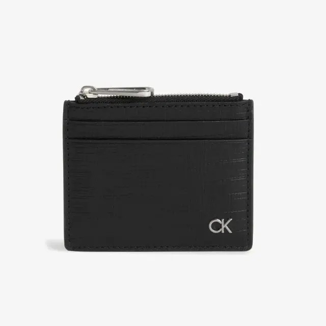 Calvin Klein - Ανδρικό Δερμάτινο Πορτοφόλι Ck Must Credit Card Wallet K50K510885-BAX Μαύρο