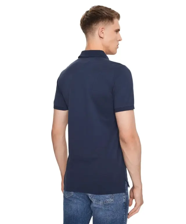 Tommy Hilfiger - Ανδρικό Κοντομάνικο Polo Placket Slim Fit DM0DM15370-C87 Μπλε Ναυτικό 2