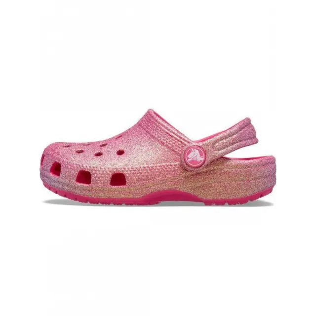 Crocs Classic Iridescent Glitter Clog (PS) (210986-6ZQ) - Φούξια - 33-34 2