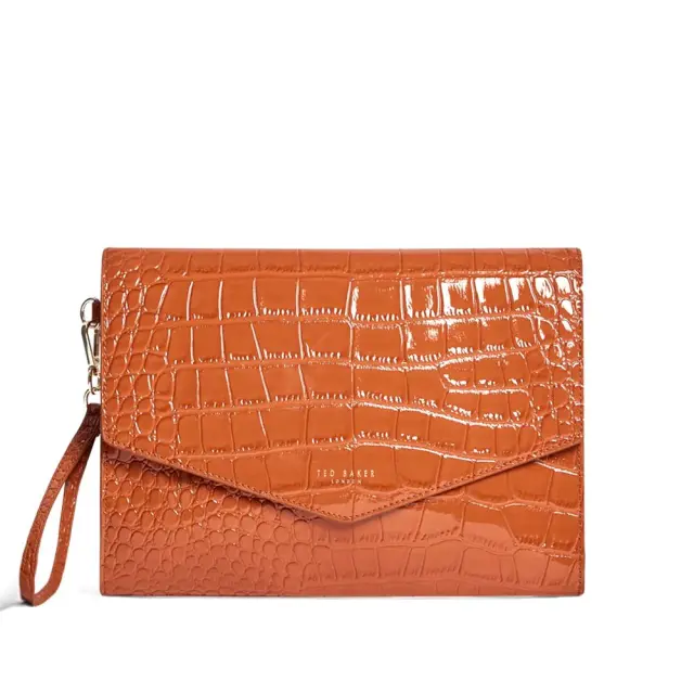Γυναικείος Φάκελος Ted Baker Crinkle 282823-TAN Κάμελ Ταμπά - One Size