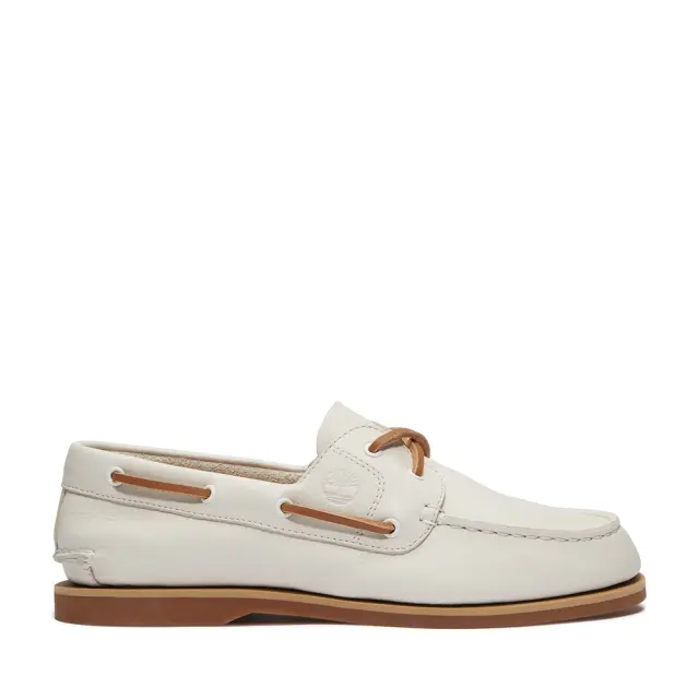 Γυναικεία Δερμάτινα Μοκασίνια Timberland Classic Boat TB0A2Q9XETD Natural Full Grain Μπεζ - 37