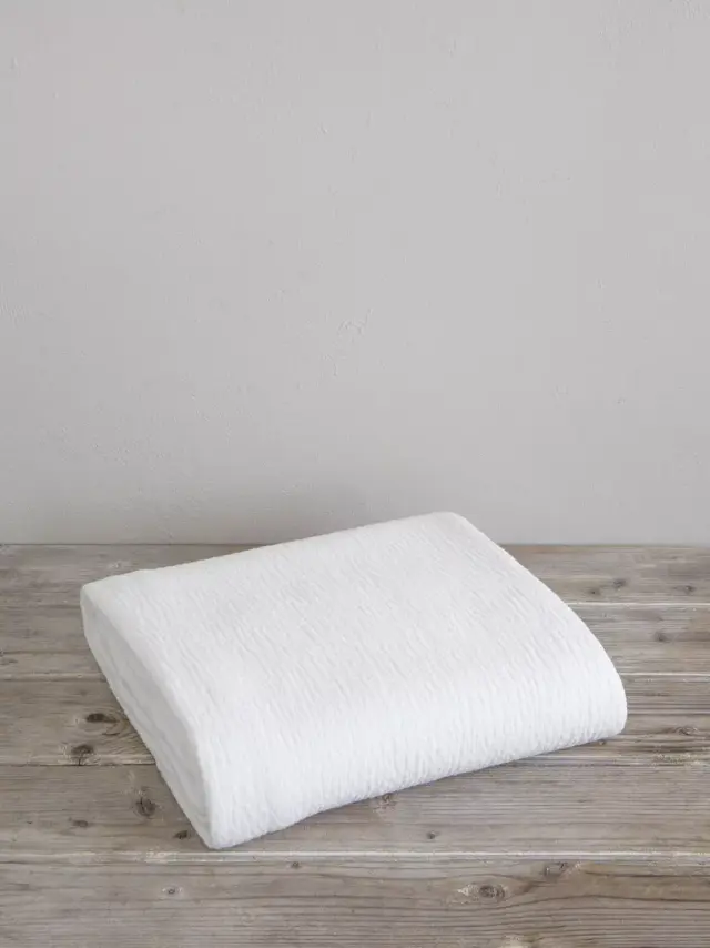Κουβέρτα Allegra - White Λευκό Μονή 170x250