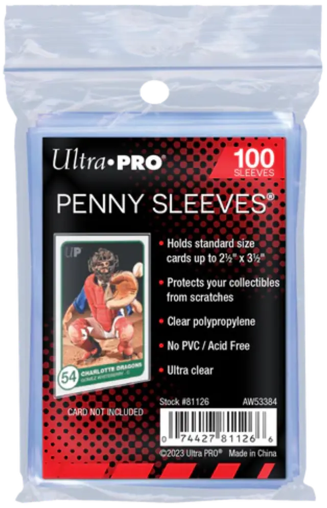 UP - Standard Sleeves - Regular Soft Card (100 Sleeves)