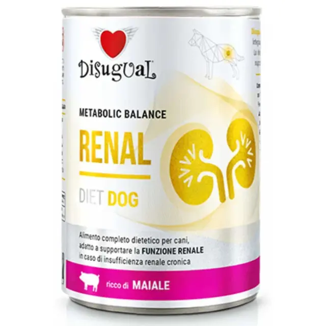 Κλινική Κονσέρβα Σκύλου Disugual Diet Dog-Renal Με Χοιρινό 400gr