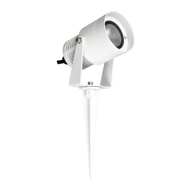 Φωτιστικό Κήπου LED Fix 7W 4000K Λευκό IP65 Κινητό Άσπρο