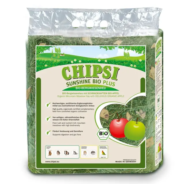 Chipsi Sunshine Bio Plus Βιολογικό Χόρτο Μήλο 600gr