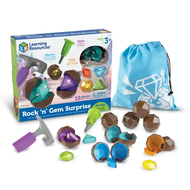 Learning Resources Εκπαιδευτικό Παιχνίδι Rock 'n' Gem Surprise (3+ ετών) LER 2875