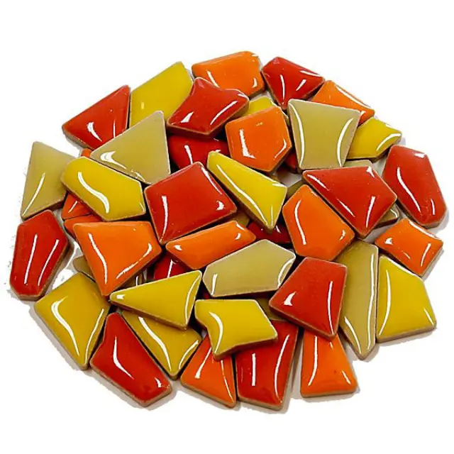 Υαλωμένο Πλακάκι Flip Mini - FM49 Red Mix - 100gr