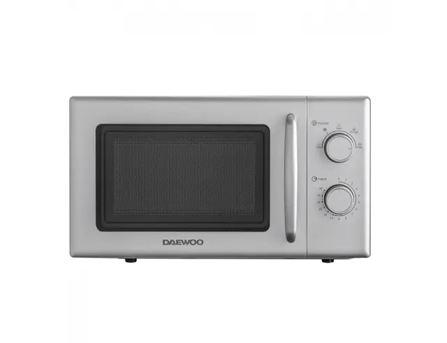Φούρνος μικροκυμάτων Daewoo KOR-6S20S-2 με χωρητικότητα 20L και ισχύ 700W - SilverKOR-6S20S-2