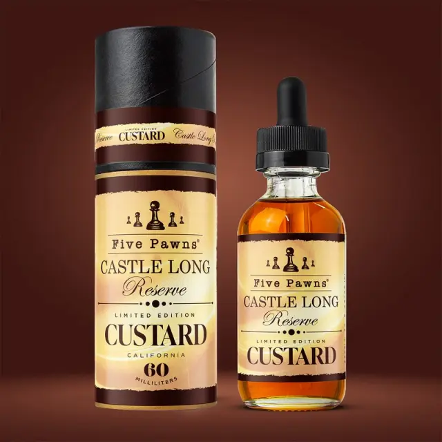 Castle Long Reserve Custard 30ml (60ml) Limited Edition – Five Pawns 3