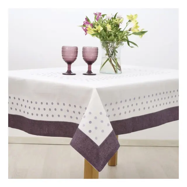 Τραπεζομάντηλο Dimeco 140x140 15230 Purple
