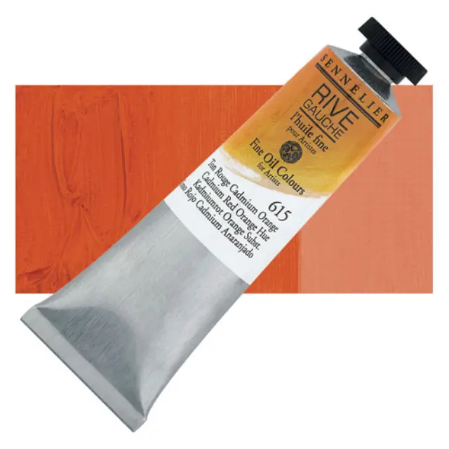 Sennelier Λάδι Rive Gauche 615 Cadmium Red Orange Hue - 40ml