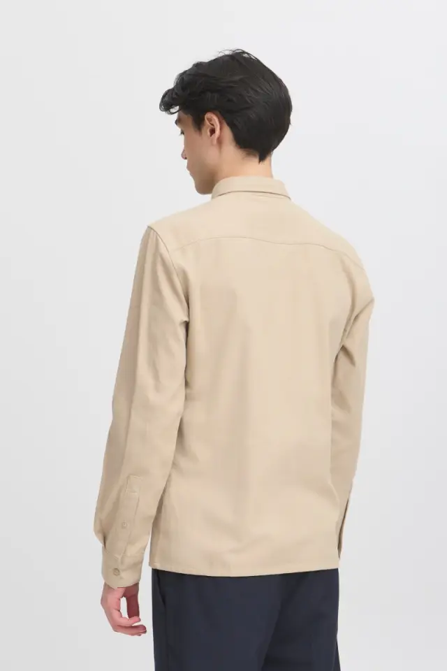 Casual Friday Ανδρικό ARSEN Πουκάμισο – Silver Mink Melange - XL 2
