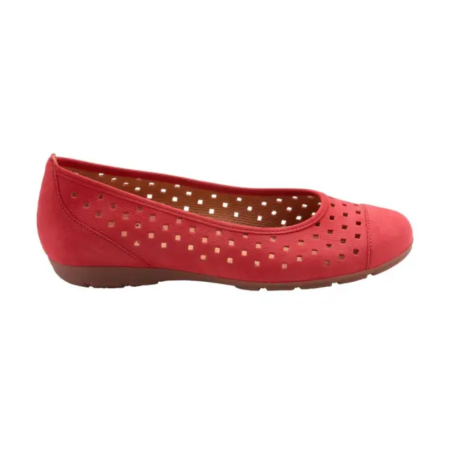 Gabor Μπαλαρίνες Γυναικείο δέρμα Nubuck Κόκκινο GAB/64169 15-RUBIN