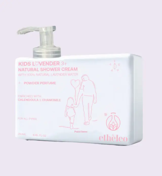 Etheleo Kids Lovender 3+ Natural Shower Cream 250ml