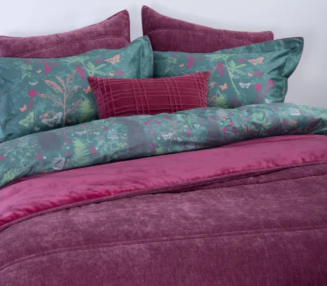 ΚΟΥΒΕΡΤΟΠΑΠΛΩΜΑ ΥΠΕΡΔΙΠΛΟ PARADISE 240Χ220 NEF-NEF HOMEWARE ROSE 2