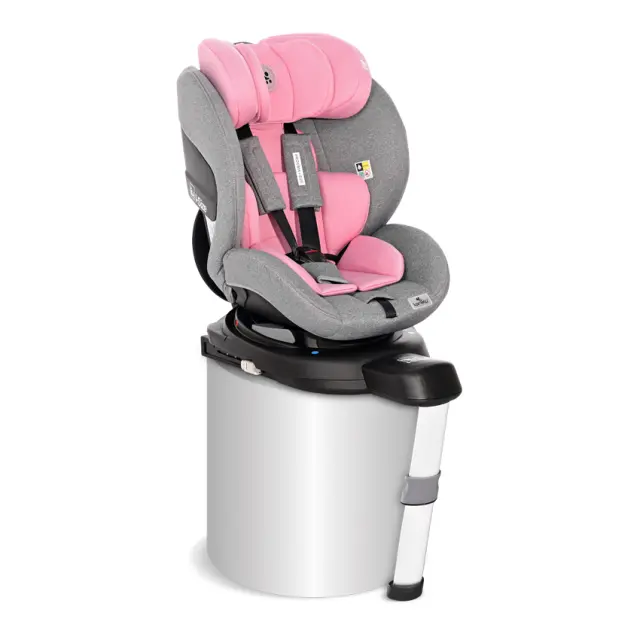 Lorelli Κάθισμα Αυτοκινήτου 40-105εκ. "Proxima" i-Size Isofix 360º Pink & Grey Ροζ
