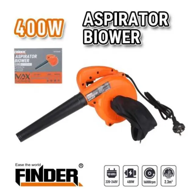 Ηλεκτρικός φυσητήρας χειρός - 400W - Finder - 198605 2