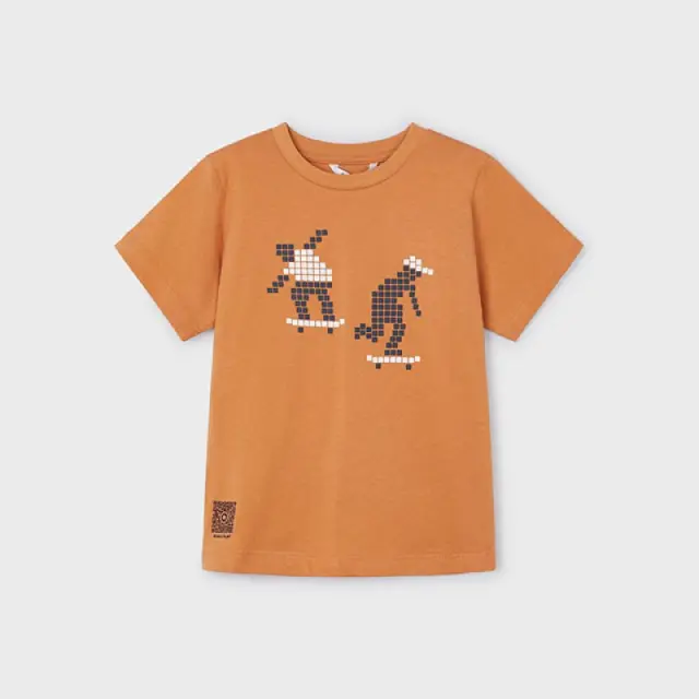 Mini 2 έως 10 ετών Μπλούζα διαδραστική QR Better Cotton πιπεριά