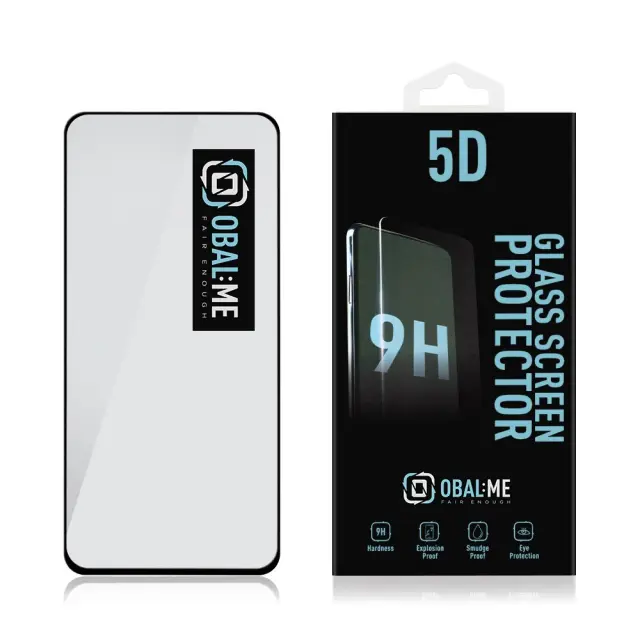 OBAL:ME 5D Glass Screen Protector for Samsung Galaxy S21 FE 5G Black 2
