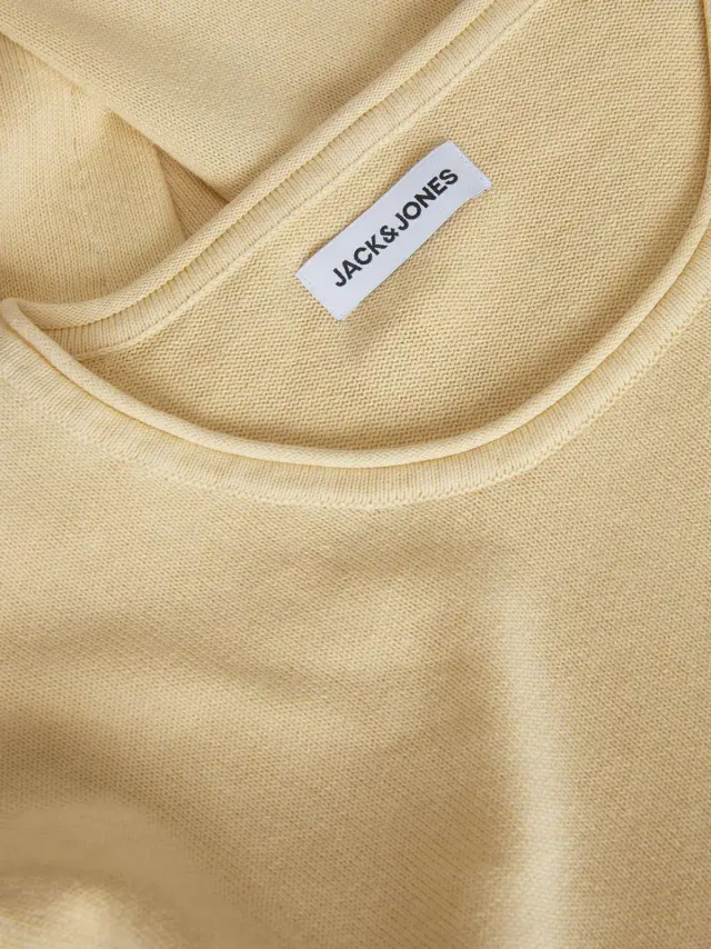 JJELEO KNIT CREW NECK NOOS Jojoba 2