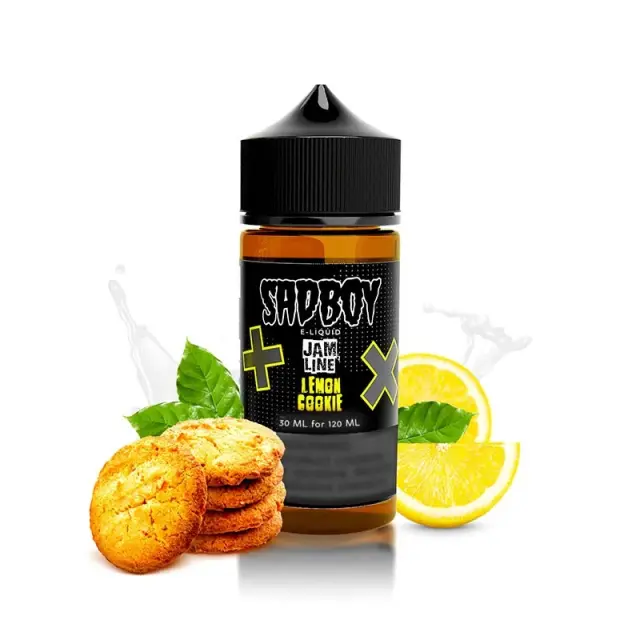 Jam Line Lemon Cookie 30ml (120ml) - Sad Boy Flavorshots