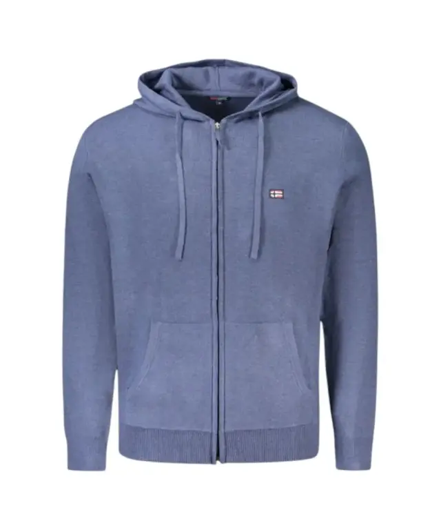 Norway Nautical School - Ανδρικό Πουλόβερ Με Φερμουάρ 843105-DENIM Μπλε - 2XL